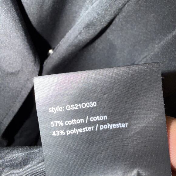 NWT $265 GSTQ Women's M Convertible Trench Black Size Medium - Picture 11 of 11